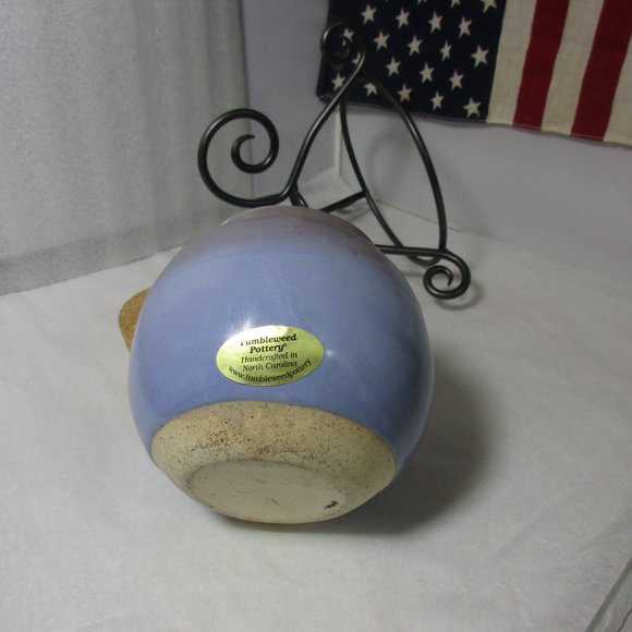 Handcrafted Pottery Jar & Stand Retirement Money Fund - Picture 8 of 12